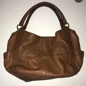 J.Crew Genuine Brown Leather Handbag